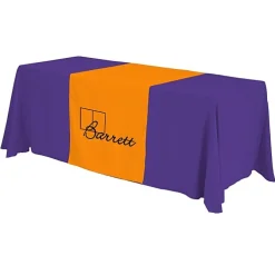 Serged 6-foot Closed-Back Table Throw and Runner Kit - 24 hr