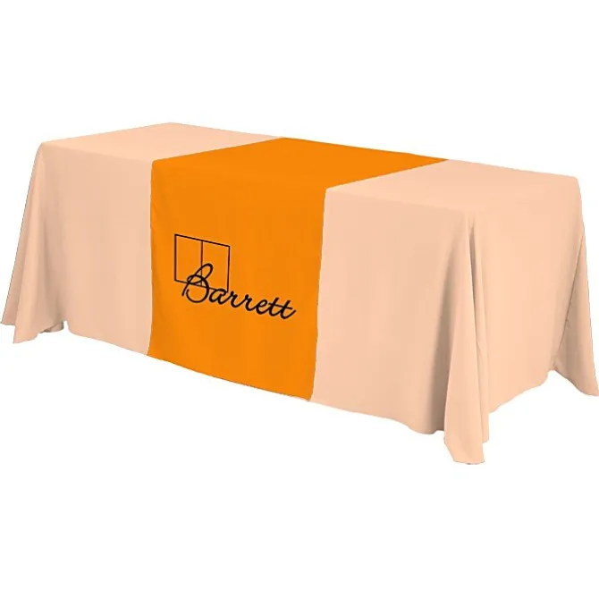 Serged 6-foot Closed-Back Table Throw and Runner Kit - 24 hr
