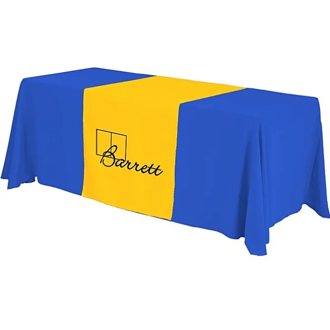 Serged 6-foot Closed-Back Table Throw and Runner Kit - 24 hr
