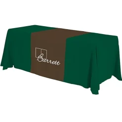 Serged 6-foot Closed-Back Table Throw and Runner Kit - 24 hr