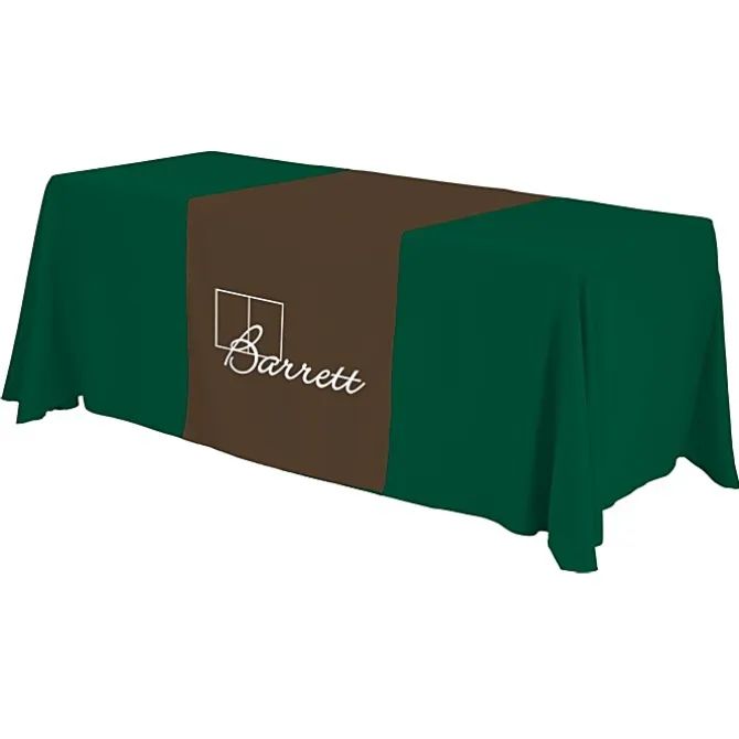 Serged 6-foot Closed-Back Table Throw and Runner Kit - 24 hr