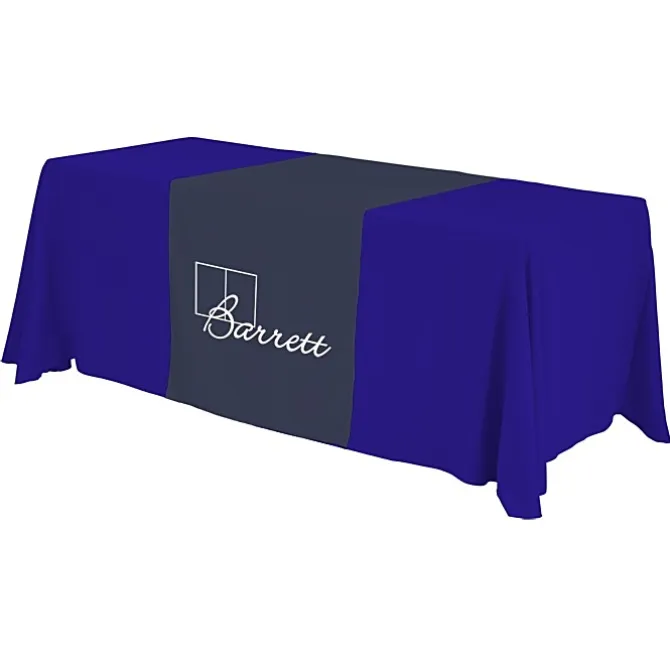 Serged 6-foot Closed-Back Table Throw and Runner Kit - 24 hr