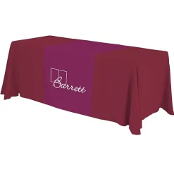 Serged 6-foot Closed-Back Table Throw and Runner Kit - 24 hr