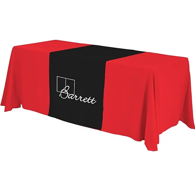 Serged 6-foot Closed-Back Table Throw and Runner Kit - 24 hr