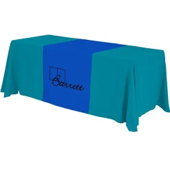 Serged 6-foot Closed-Back Table Throw and Runner Kit - 24 hr
