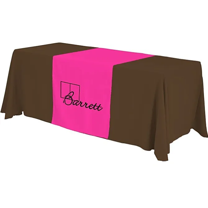 Serged 6-foot Closed-Back Table Throw and Runner Kit - 24 hr