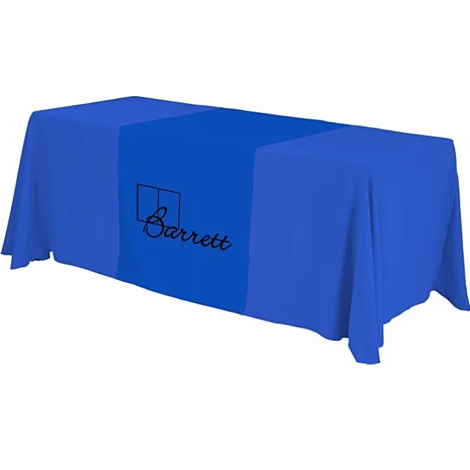 Serged 6-foot Closed-Back Table Throw and Runner Kit - 24 hr