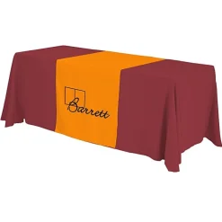 Serged 6-foot Closed-Back Table Throw and Runner Kit - 24 hr