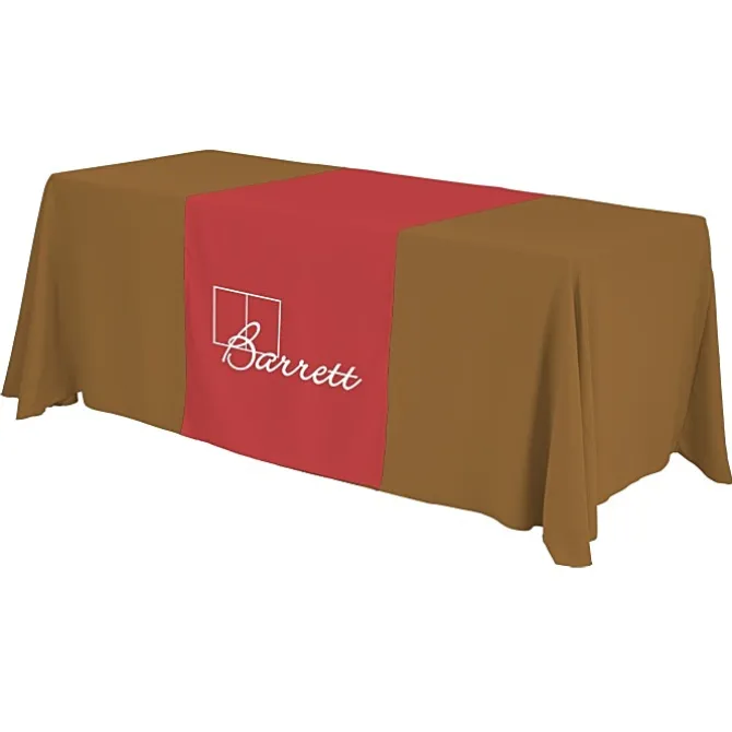 Serged 6-foot Closed-Back Table Throw and Runner Kit - 24 hr