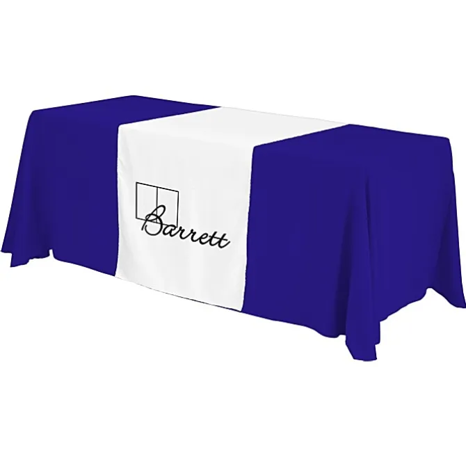 Serged 6-foot Closed-Back Table Throw and Runner Kit - 24 hr