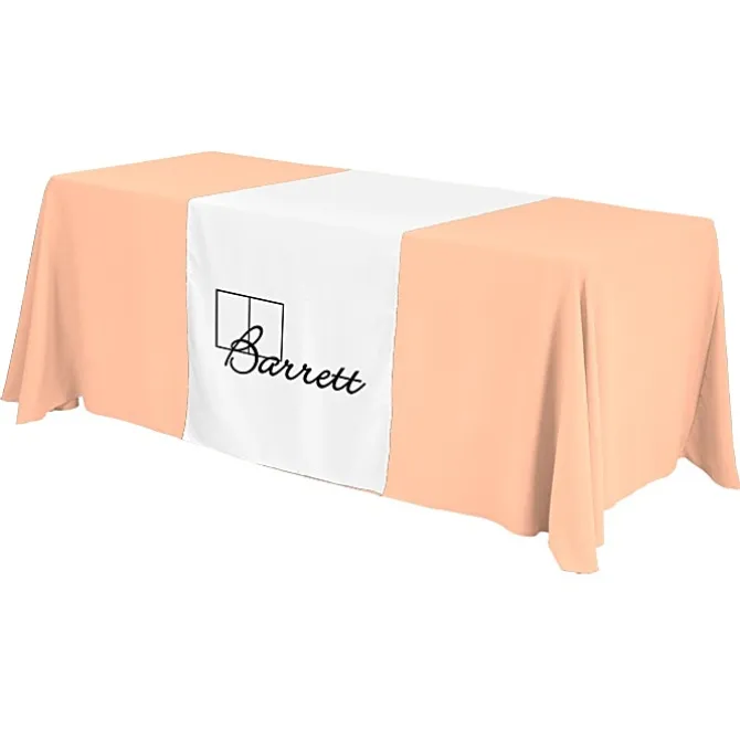 Serged 6-foot Closed-Back Table Throw and Runner Kit - 24 hr