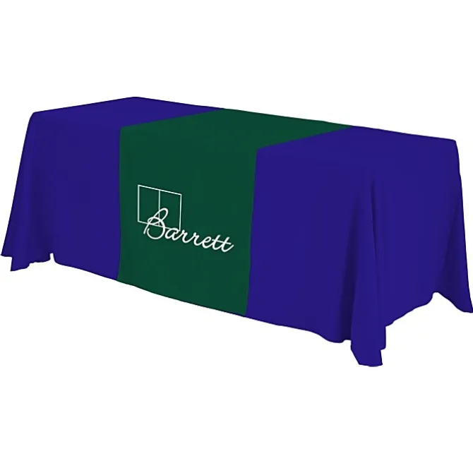 Serged 6-foot Closed-Back Table Throw and Runner Kit - 24 hr