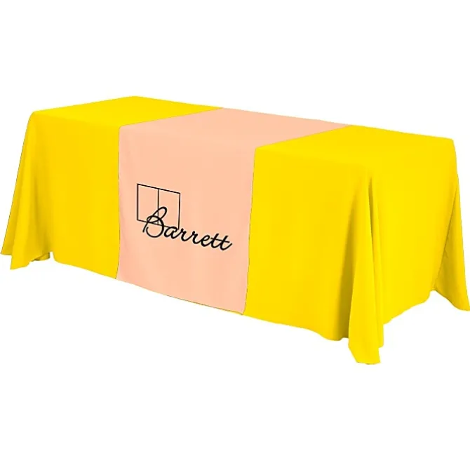 Serged 6-foot Closed-Back Table Throw and Runner Kit - 24 hr
