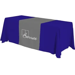 Serged 6-foot Closed-Back Table Throw and Runner Kit - 24 hr