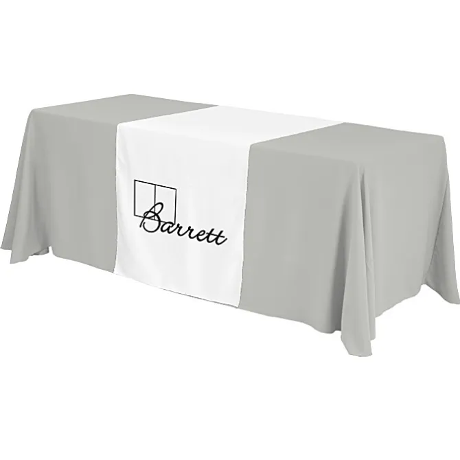 Serged 6-foot Closed-Back Table Throw and Runner Kit - 24 hr