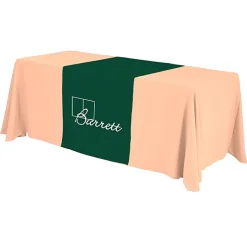 Serged 6-foot Closed-Back Table Throw and Runner Kit - 24 hr