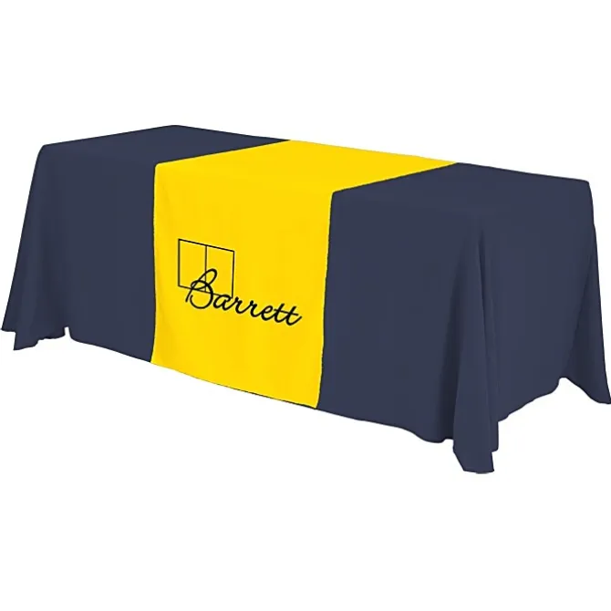 Serged 6-foot Closed-Back Table Throw and Runner Kit - 24 hr