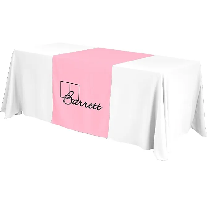 Serged 6-foot Closed-Back Table Throw and Runner Kit - 24 hr