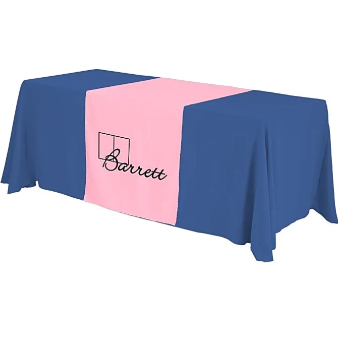 Serged 6-foot Closed-Back Table Throw and Runner Kit - 24 hr