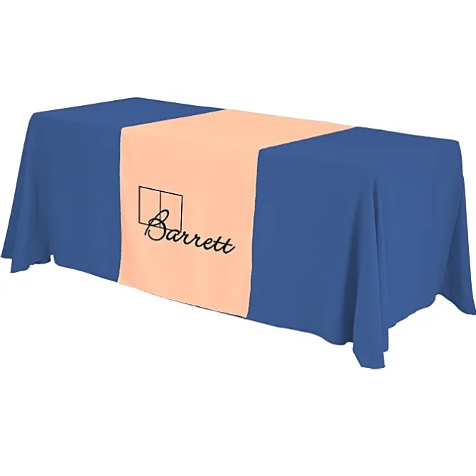 Serged 6-foot Closed-Back Table Throw and Runner Kit - 24 hr