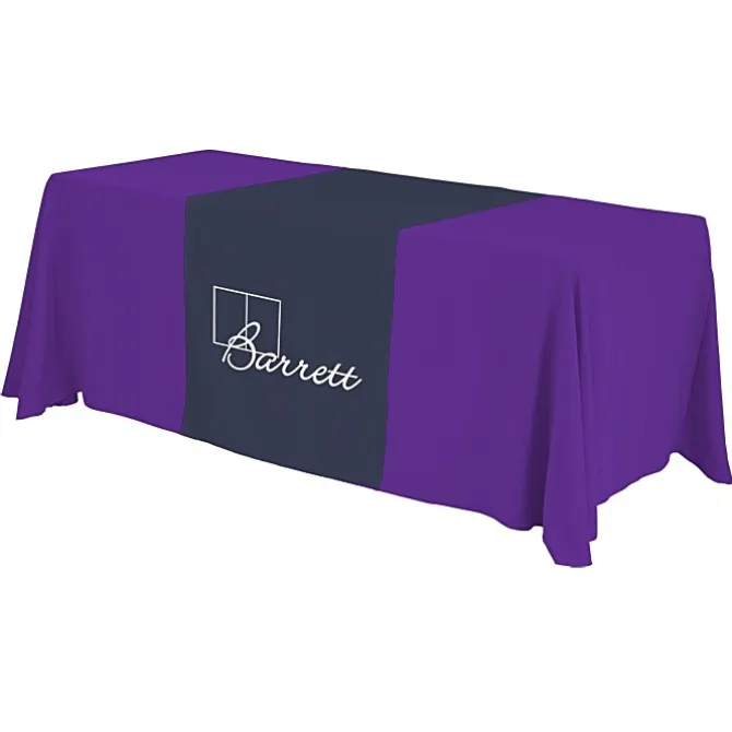 Serged 6-foot Closed-Back Table Throw and Runner Kit - 24 hr