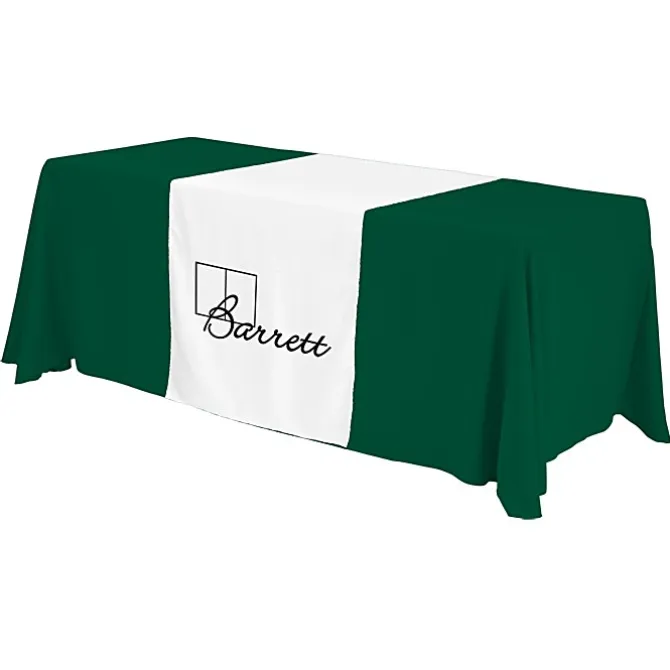 Serged 6-foot Closed-Back Table Throw and Runner Kit - 24 hr