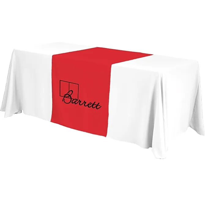 Serged 6-foot Closed-Back Table Throw and Runner Kit - 24 hr