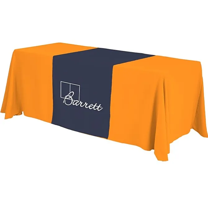 Serged 6-foot Closed-Back Table Throw and Runner Kit - 24 hr