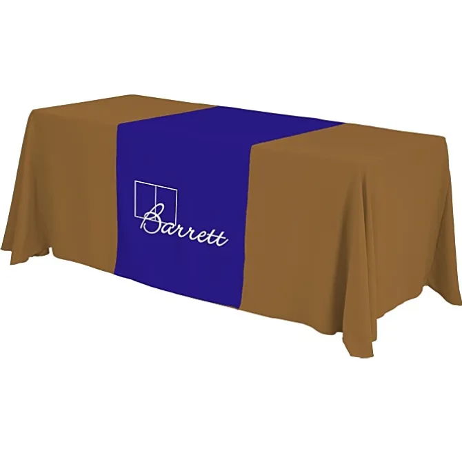 Serged 6-foot Closed-Back Table Throw and Runner Kit - 24 hr