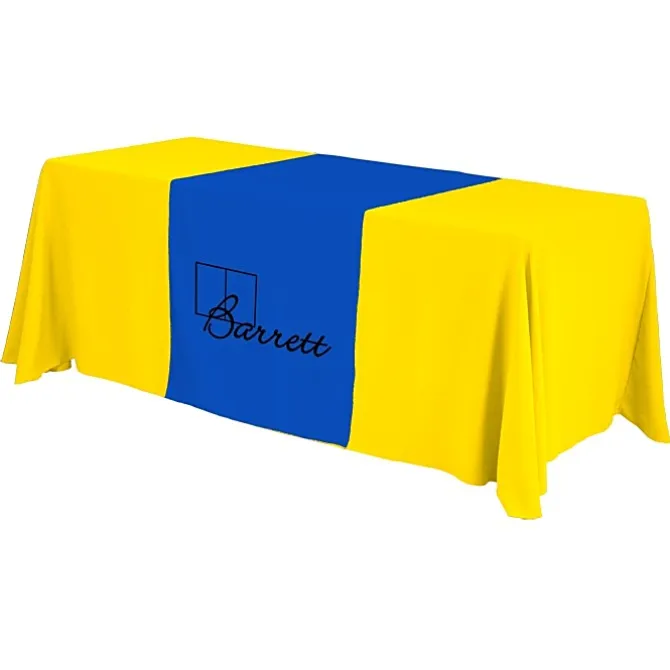 Serged 6-foot Closed-Back Table Throw and Runner Kit - 24 hr