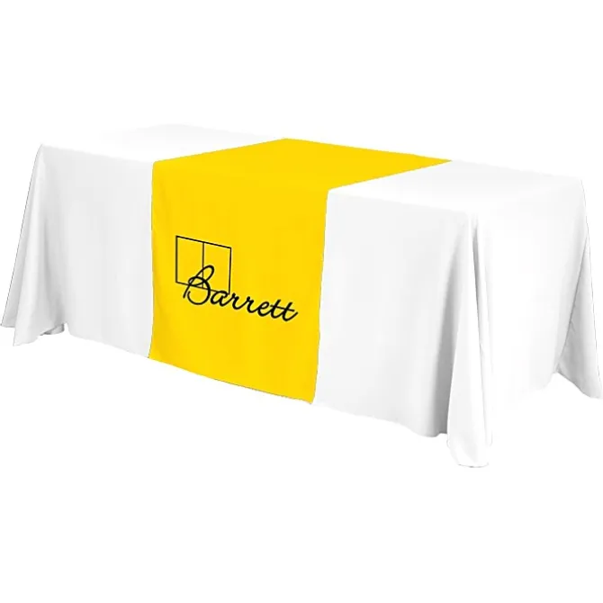 Serged 6-foot Closed-Back Table Throw and Runner Kit - 24 hr