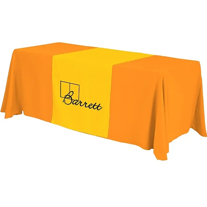 Serged 6-foot Closed-Back Table Throw and Runner Kit - 24 hr