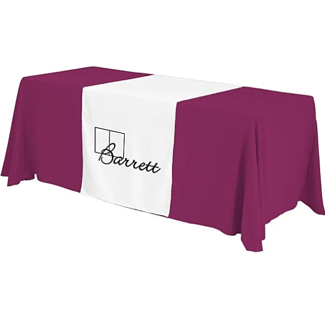 Serged 6-foot Closed-Back Table Throw and Runner Kit - 24 hr