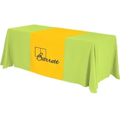 Serged 6-foot Closed-Back Table Throw and Runner Kit - 24 hr