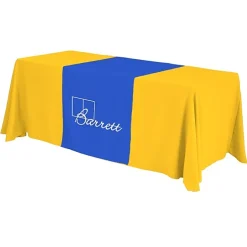 Serged 6-foot Closed-Back Table Throw and Runner Kit - 24 hr