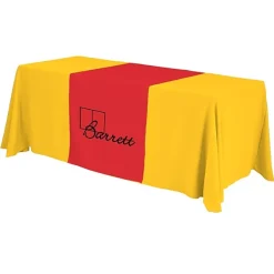 Serged 6-foot Closed-Back Table Throw and Runner Kit - 24 hr