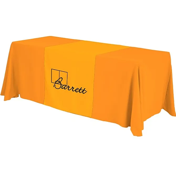 Serged 6-foot Closed-Back Table Throw and Runner Kit - 24 hr