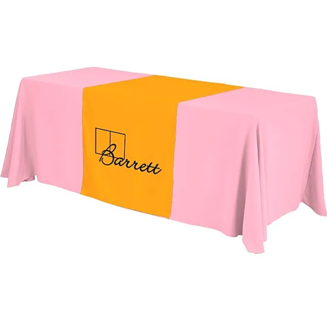 Serged 6-foot Closed-Back Table Throw and Runner Kit - 24 hr