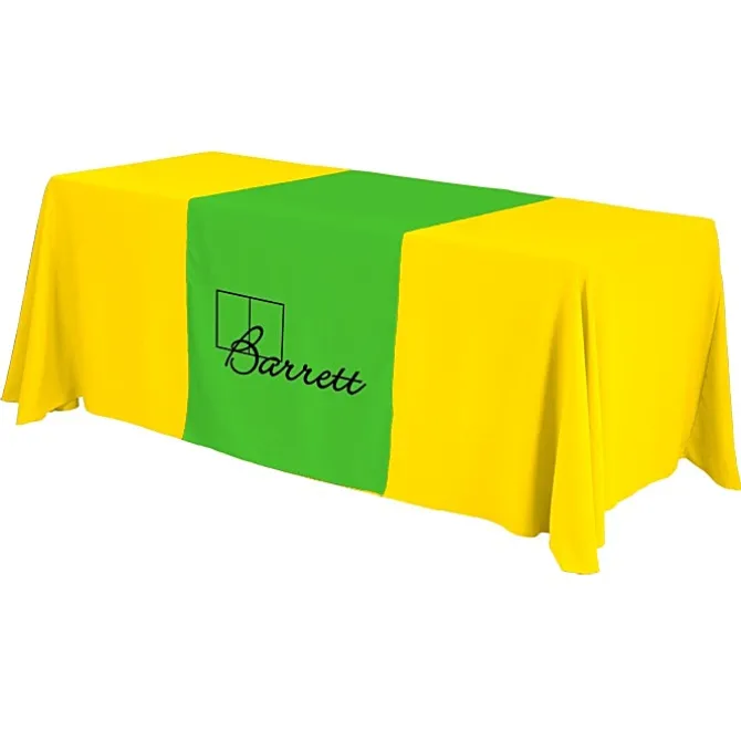 Serged 6-foot Closed-Back Table Throw and Runner Kit - 24 hr