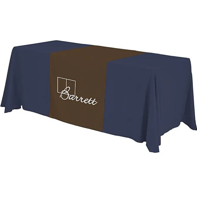 Serged 6-foot Closed-Back Table Throw and Runner Kit - 24 hr