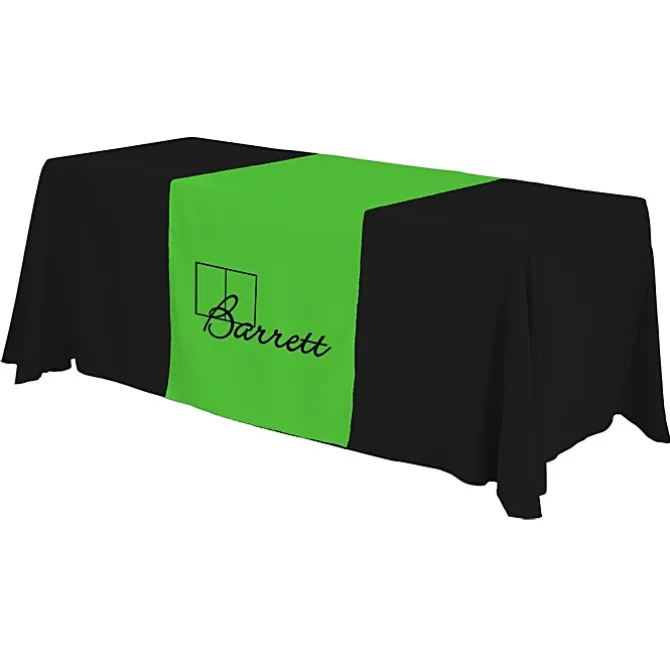 Serged 6-foot Closed-Back Table Throw and Runner Kit - 24 hr