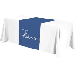 Serged 6-foot Closed-Back Table Throw and Runner Kit - 24 hr