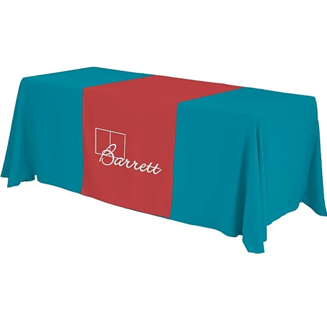 Serged 6-foot Closed-Back Table Throw and Runner Kit - 24 hr