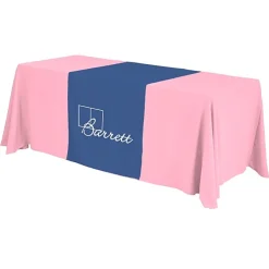 Serged 6-foot Closed-Back Table Throw and Runner Kit - 24 hr
