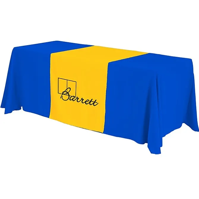 Serged 6-foot Closed-Back Table Throw and Runner Kit - 24 hr