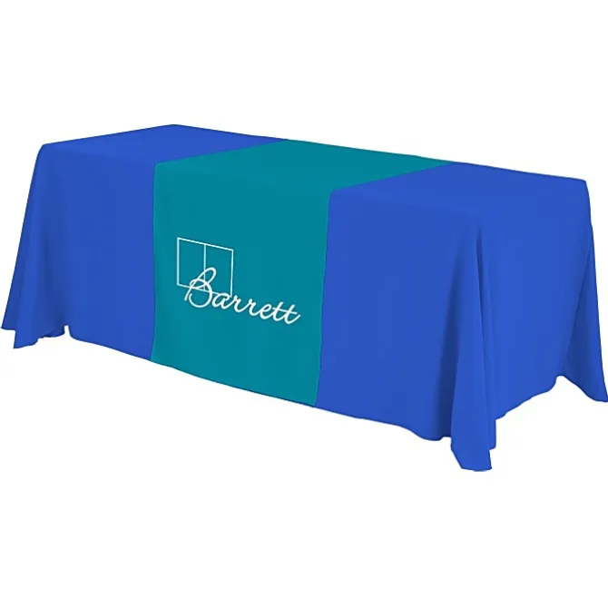 Serged 6-foot Closed-Back Table Throw and Runner Kit - 24 hr