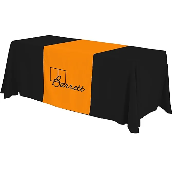 Serged 6-foot Closed-Back Table Throw and Runner Kit - 24 hr