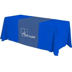 Serged 6-foot Closed-Back Table Throw and Runner Kit - 24 hr