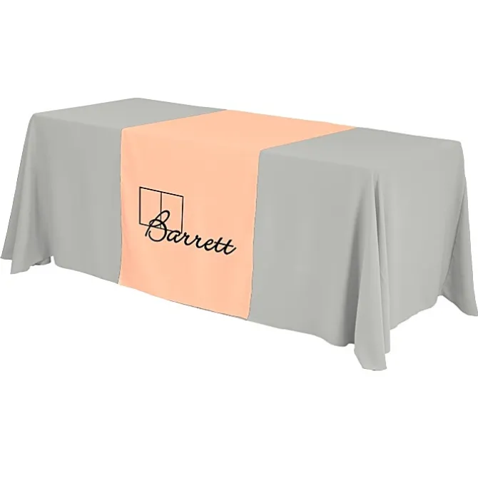 Serged 6-foot Closed-Back Table Throw and Runner Kit - 24 hr