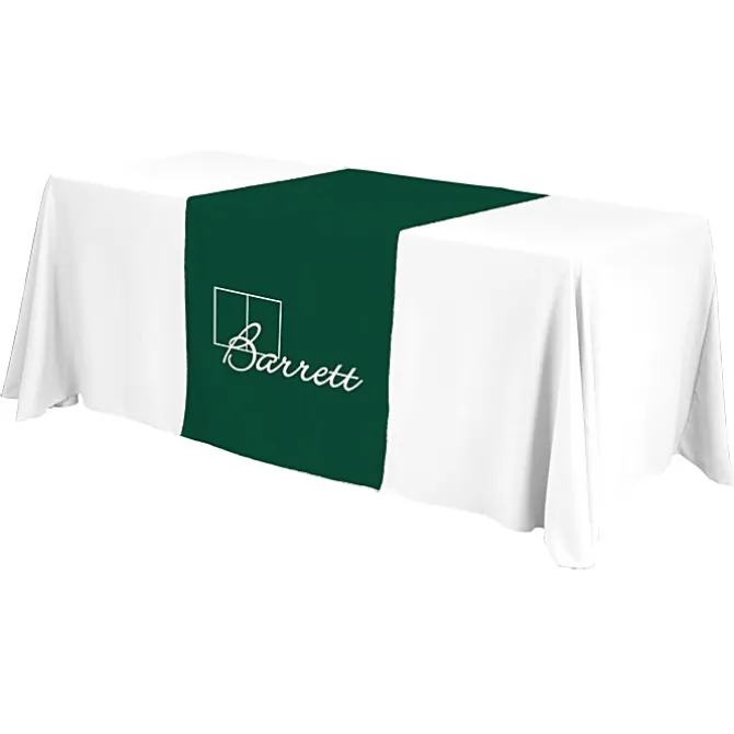 Serged 6-foot Closed-Back Table Throw and Runner Kit - 24 hr